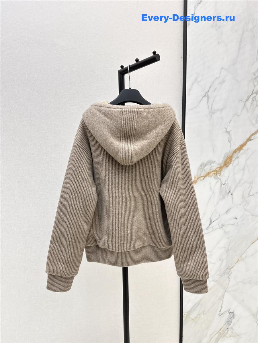 Vanitoo knitted quilted jacket