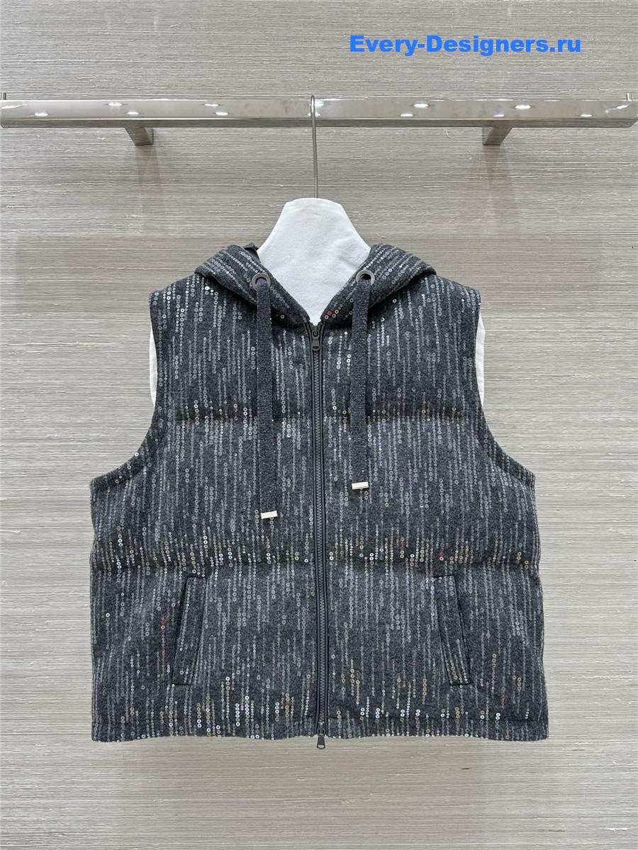 BC Cashmere Shell Goose Down Vest