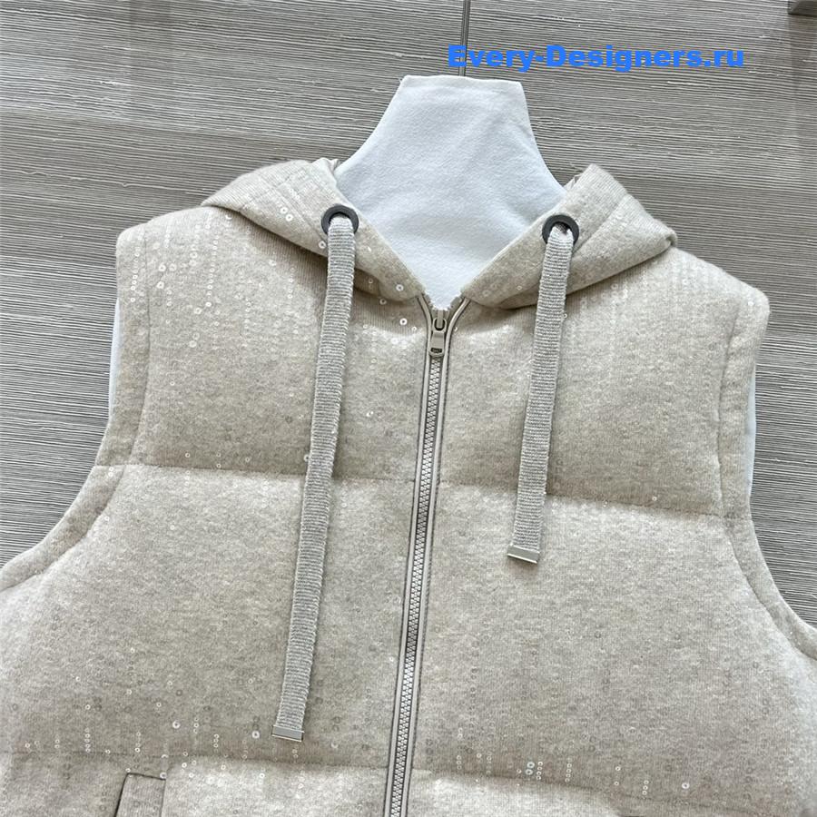 BC Cashmere Shell Goose Down Vest