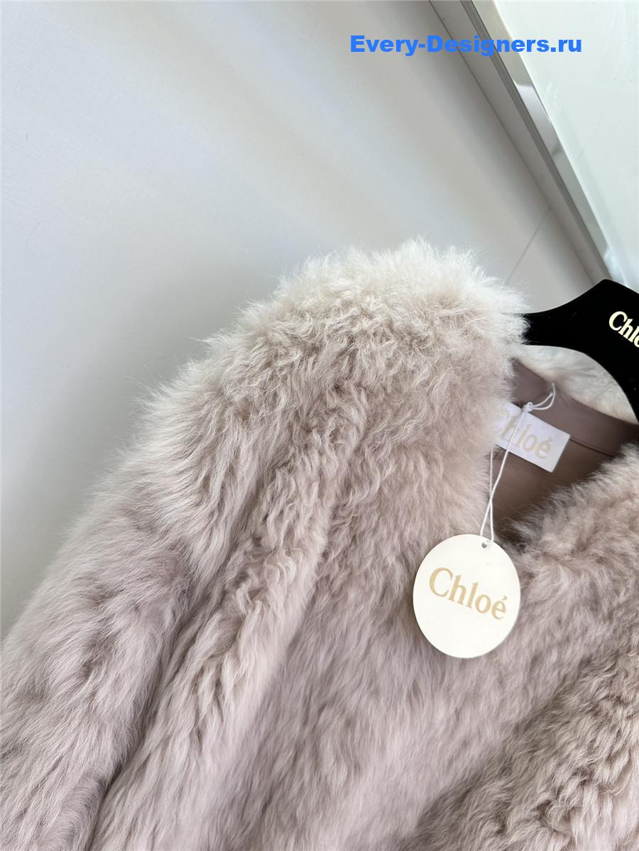 Chloé shearling coat