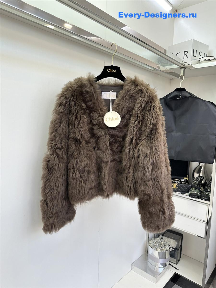 Chloé shearling coat