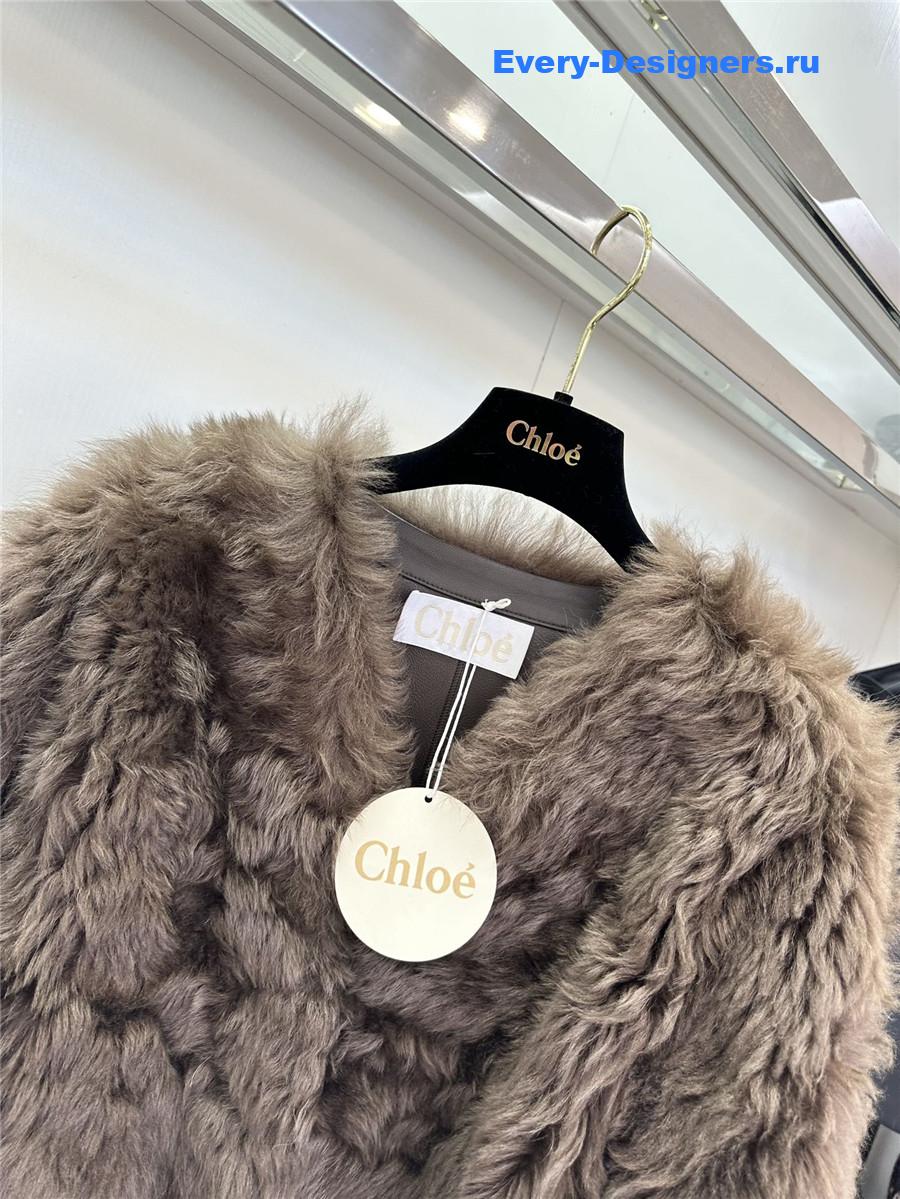 Chloé shearling coat