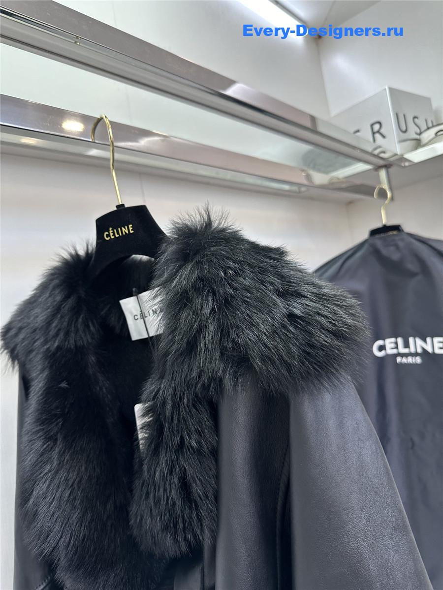 Ce1i*e shearling coat