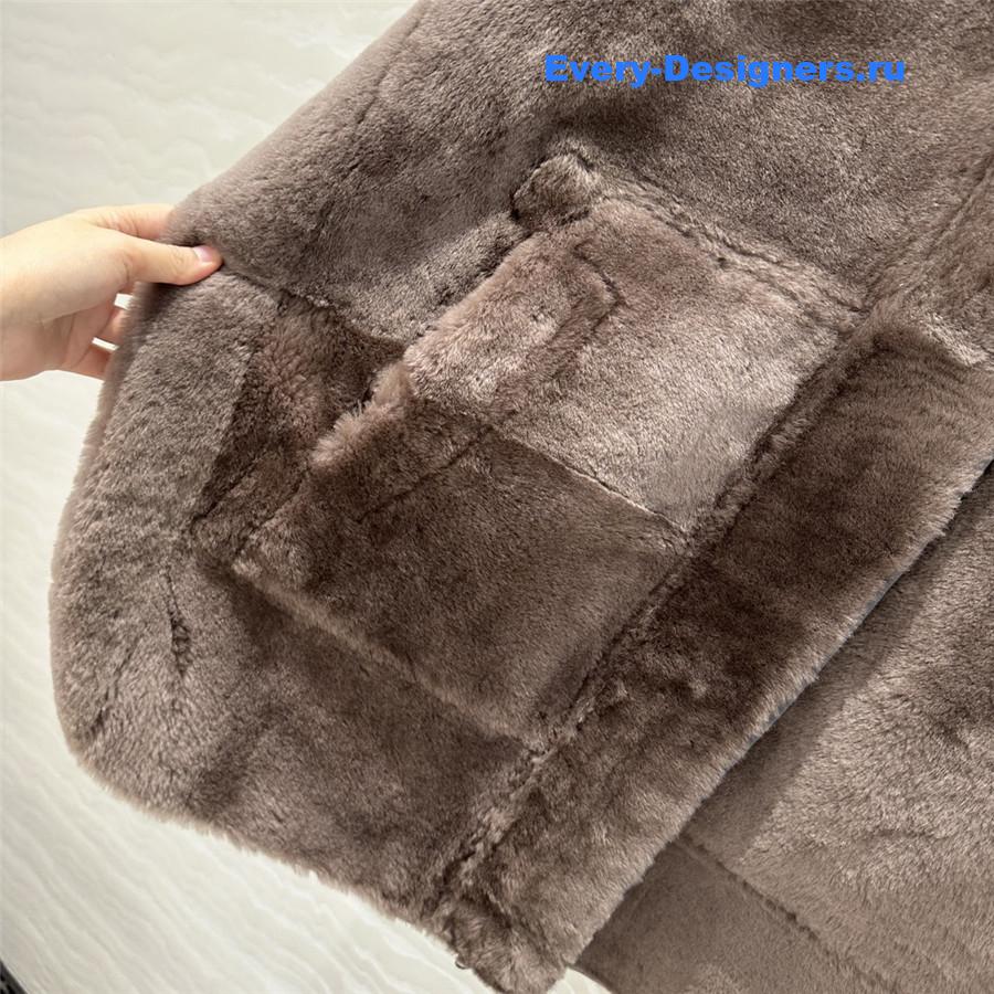 BC Cape Shearling Coat