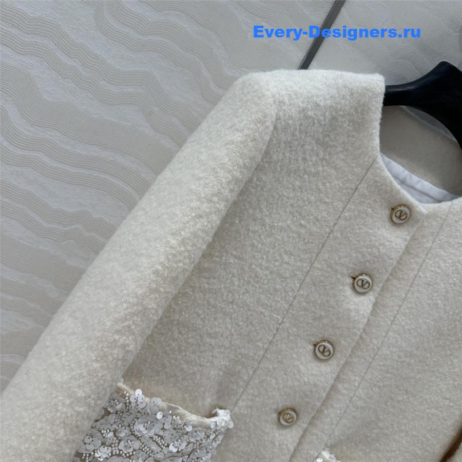 Va1e*ntin0 wool coat