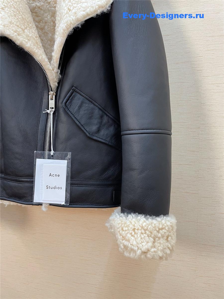 Acne studios shearling coat