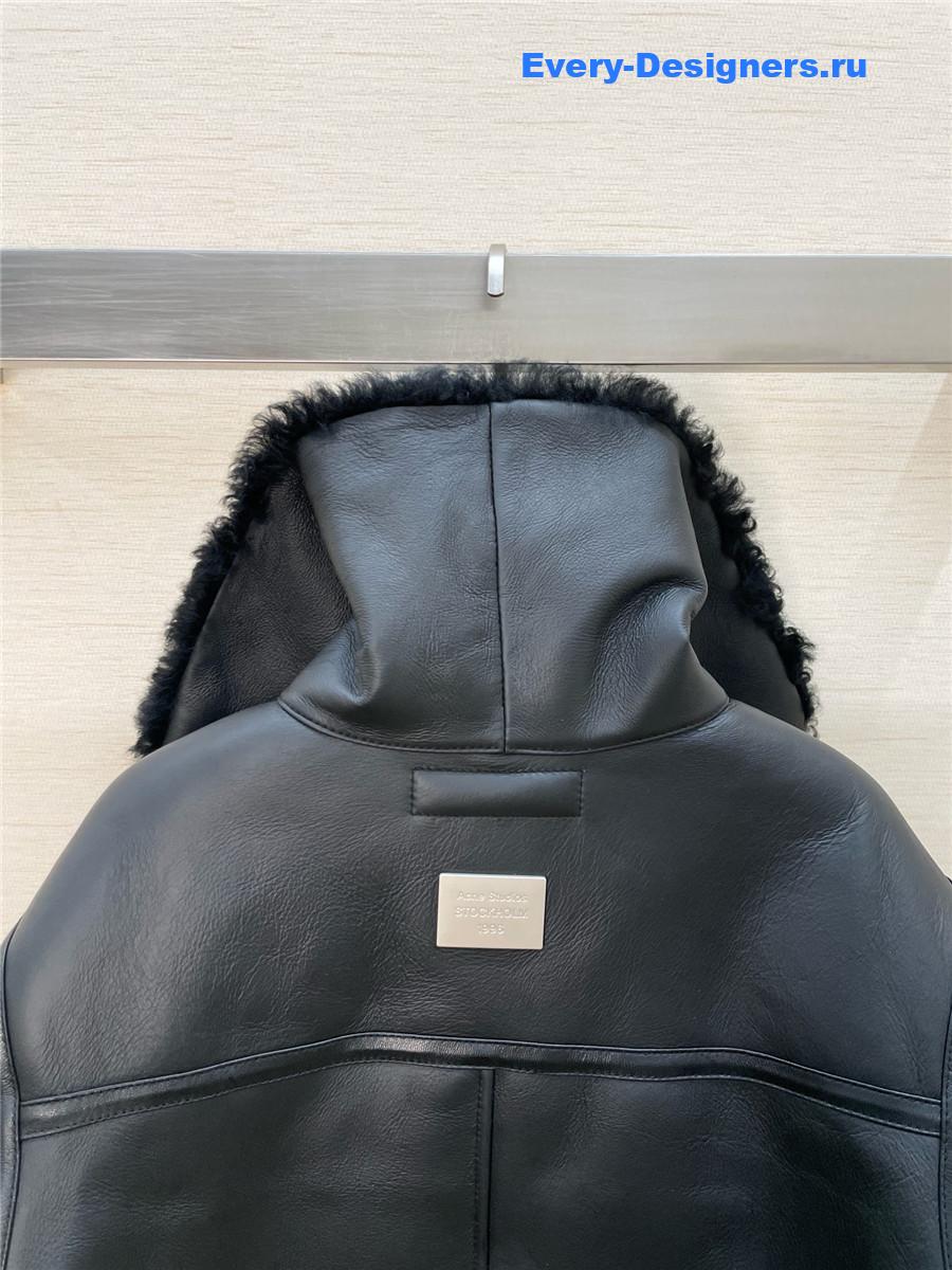 Acne studios shearling coat
