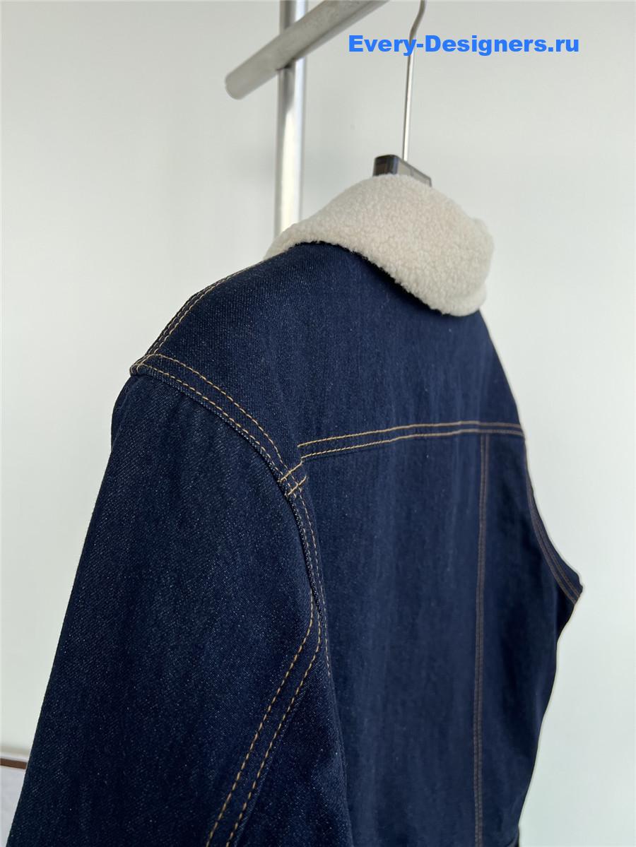 Ce1i*e sherpa denim jacket