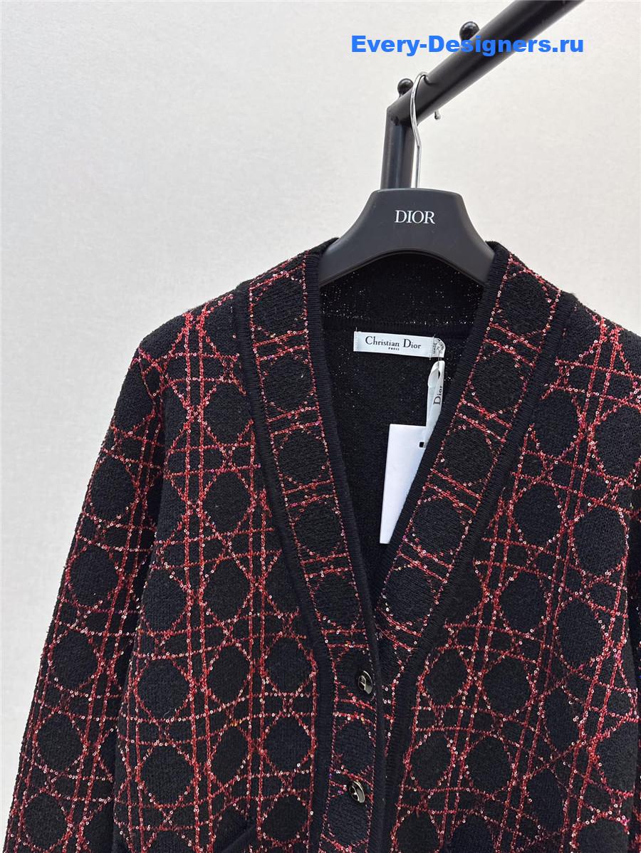 D10r cannage knit cardigan