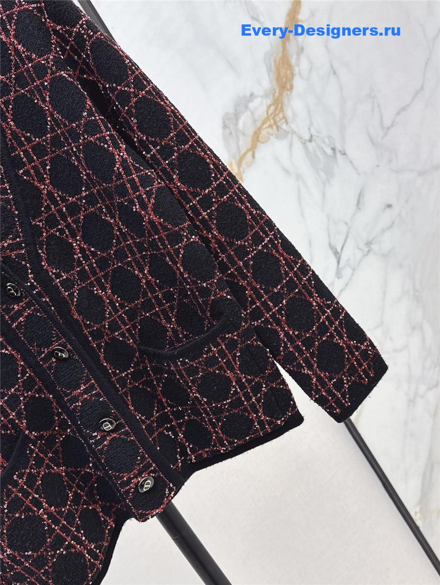 D10r cannage knit cardigan