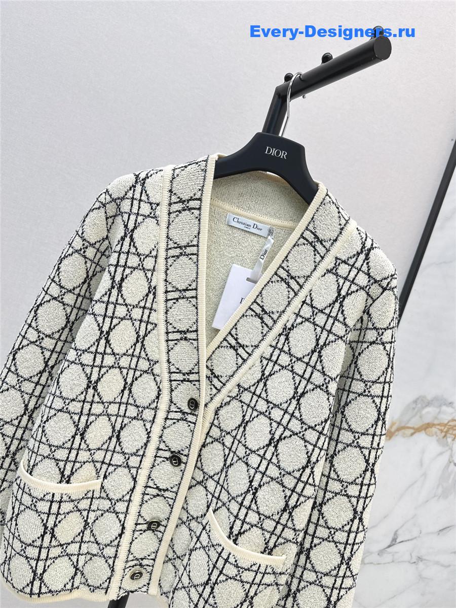 D10r cannage knit cardigan