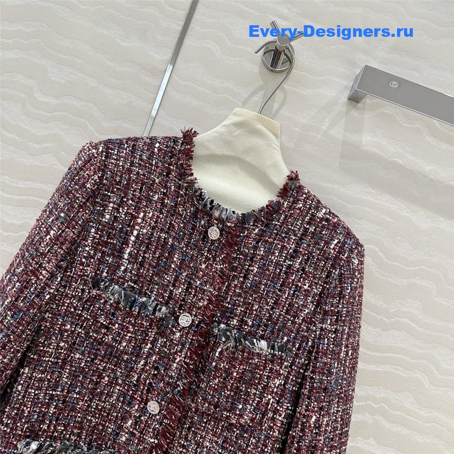Ch**el woven tweed jacket