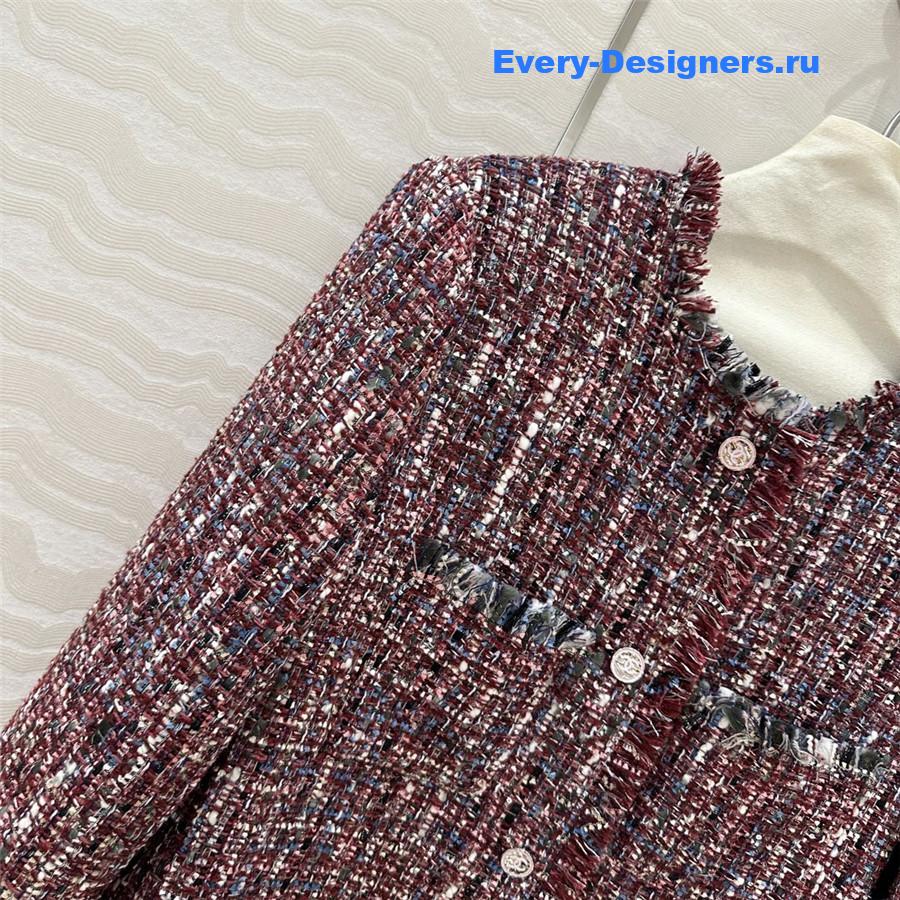 Ch**el woven tweed jacket
