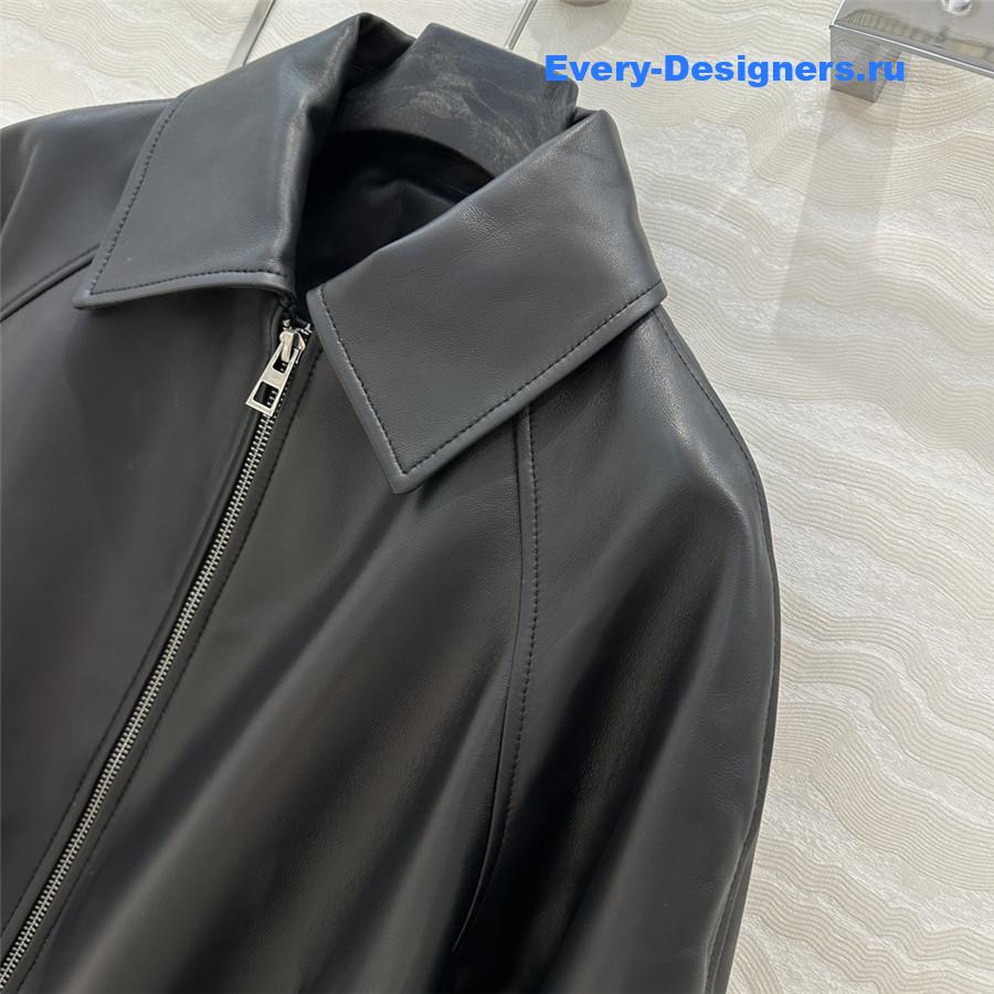 L0ew* stylish leather jacket