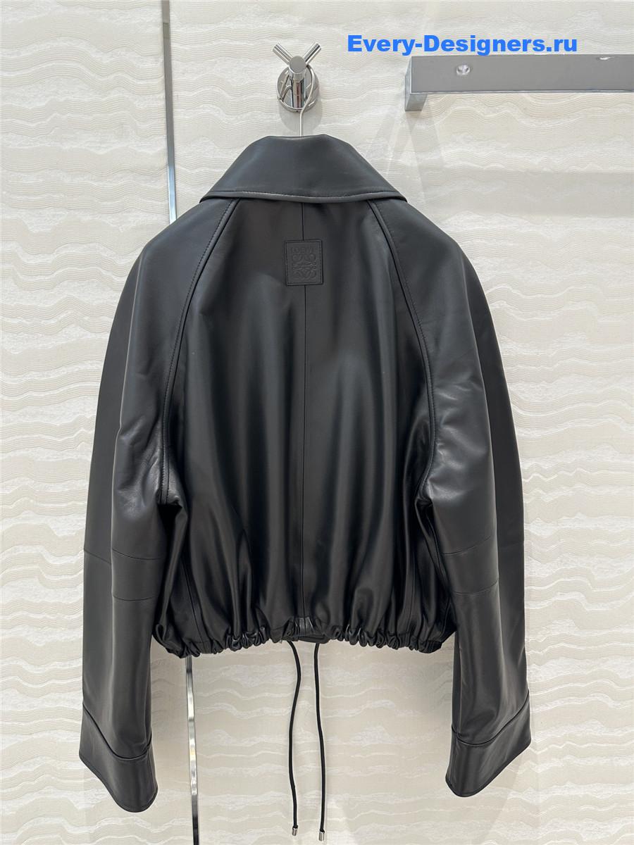 L0ew* stylish leather jacket