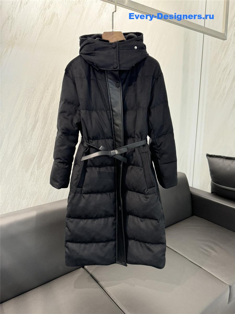 L0r0 P1ana cashmere and goose down jacket