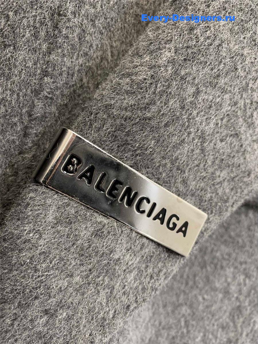 Ba1en*iaga loose wool coat