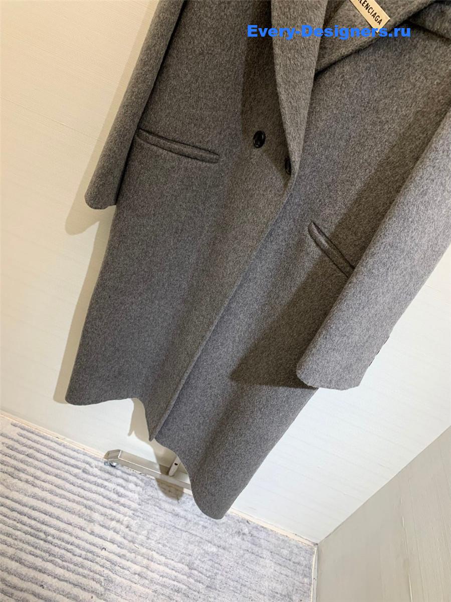 Ba1en*iaga loose wool coat