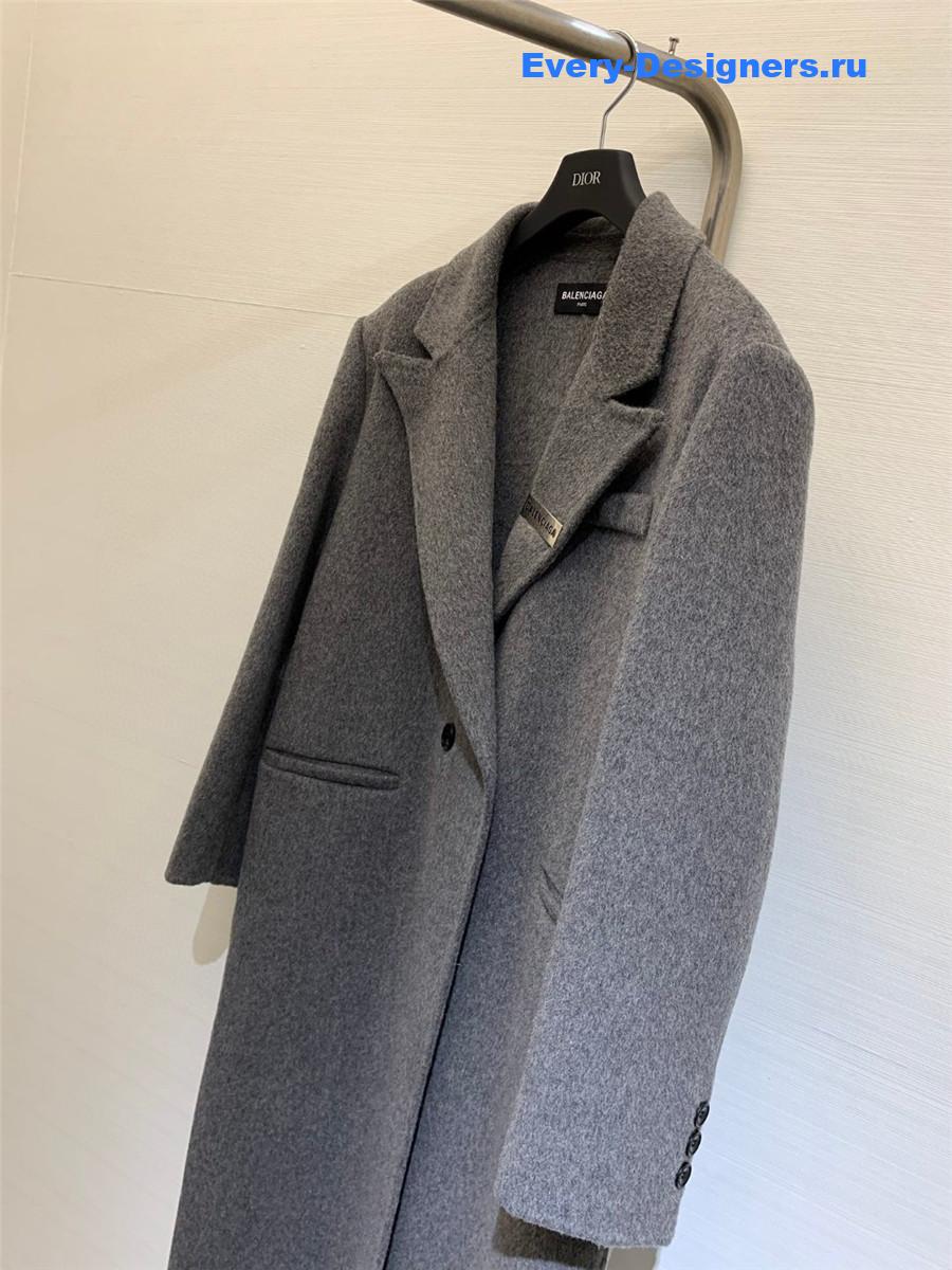 Ba1en*iaga loose wool coat