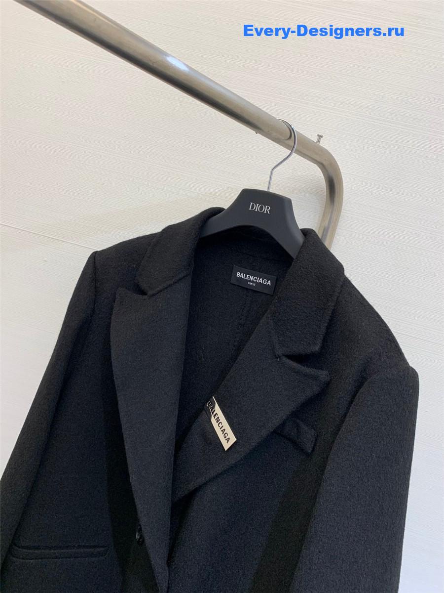 Ba1en*iaga loose wool coat