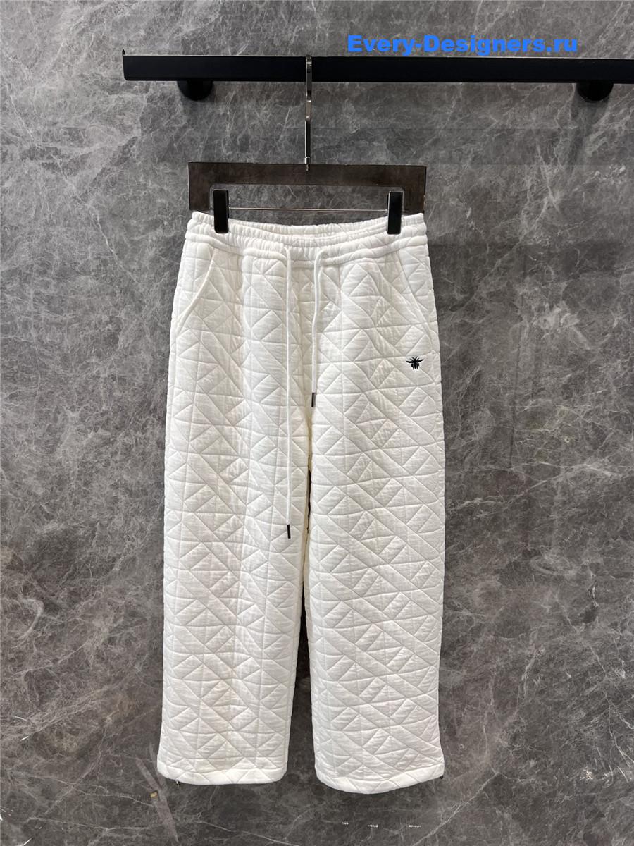 D10r quilted jacket + cuffed cotton pants set