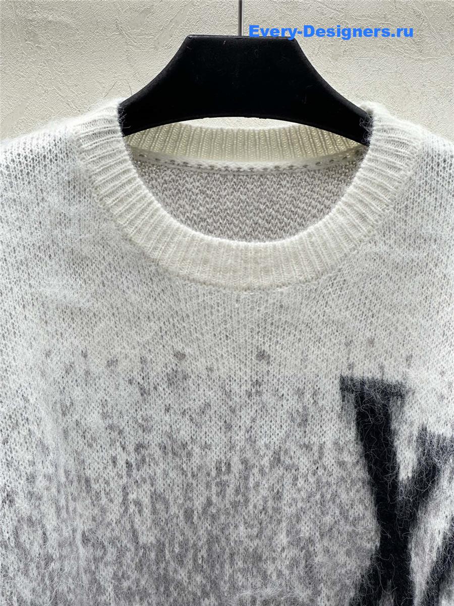 l0vis Vvtt0n mohair gradient blend sweater