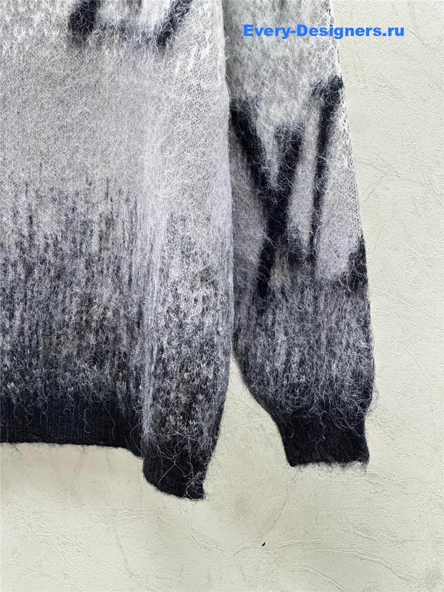 l0vis Vvtt0n mohair gradient blend sweater