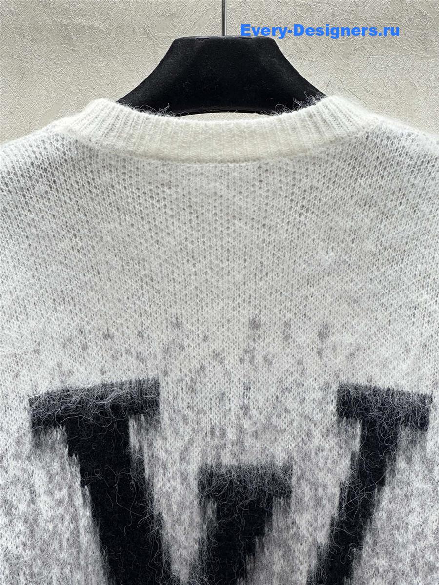 l0vis Vvtt0n mohair gradient blend sweater