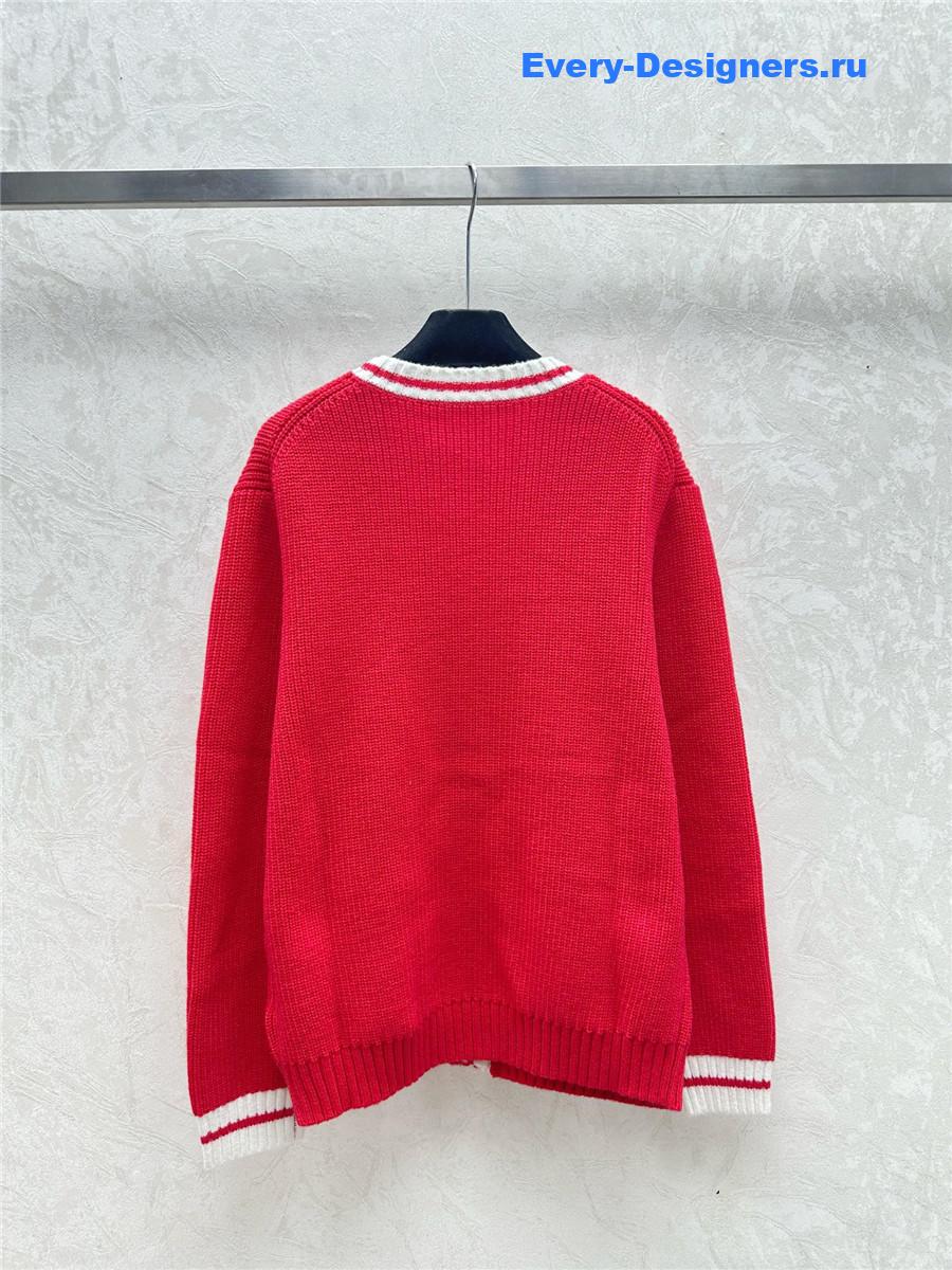 M1um1u v-neck cardigan