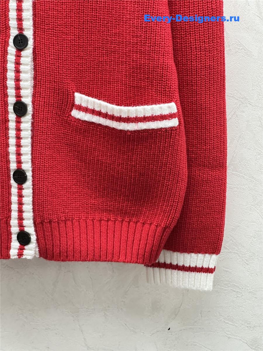 M1um1u v-neck cardigan