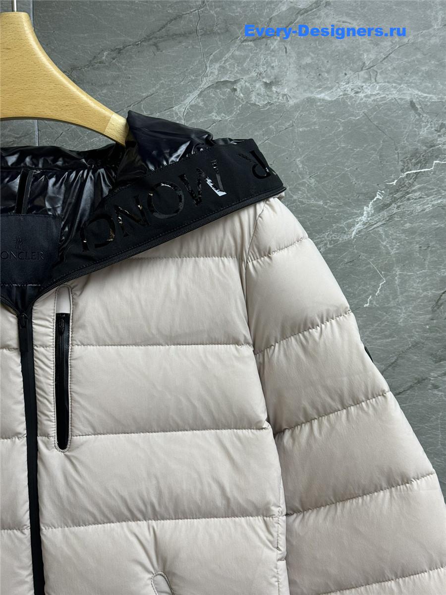 Moncler Black Label Slim Fit Down Jacket