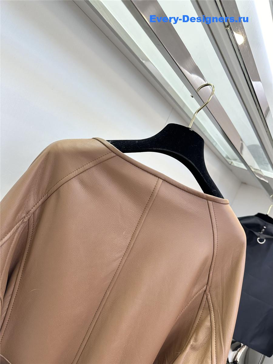 L0ew* mid-length sheepskin coat
