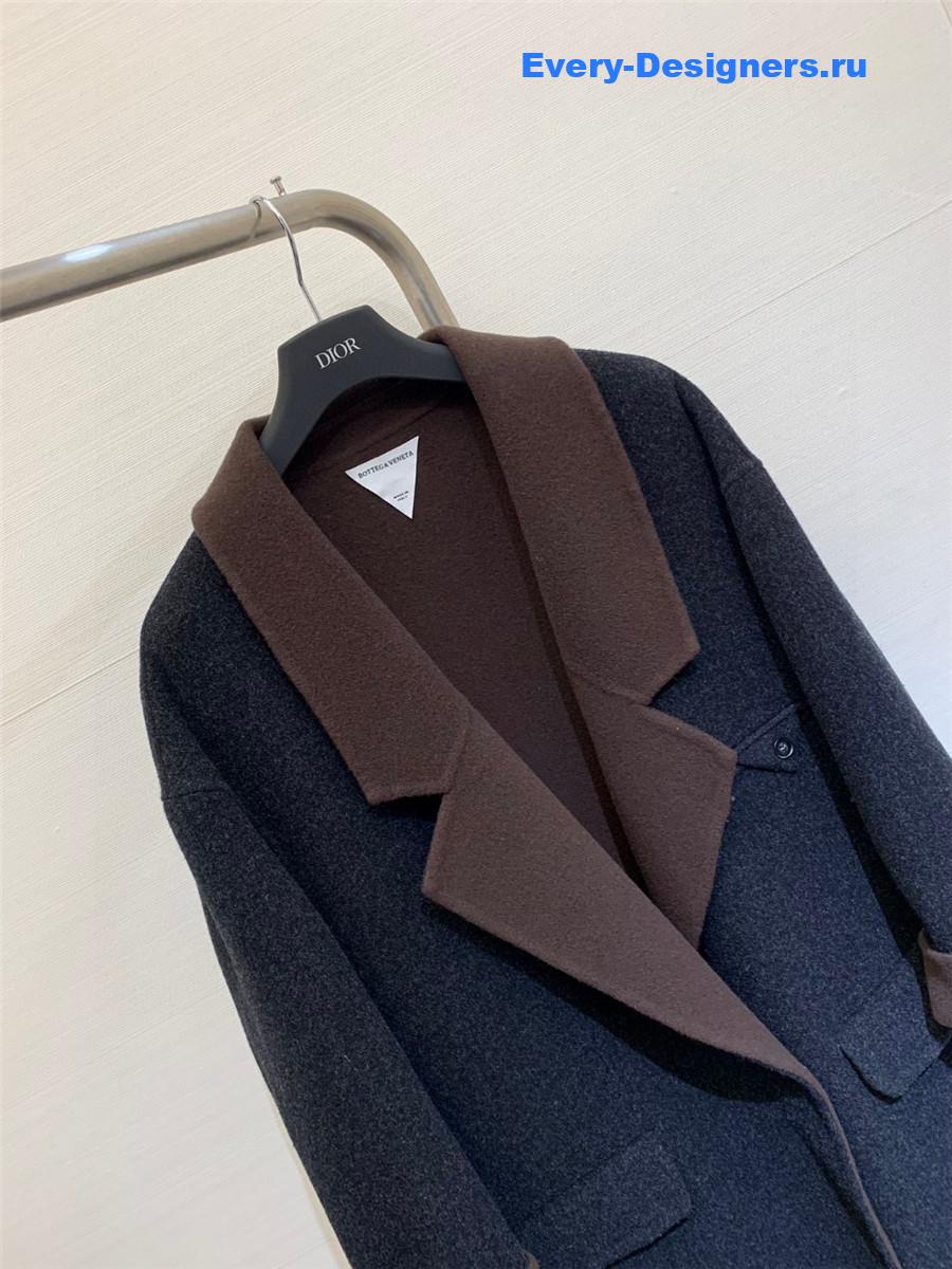 b0tt*ga Ven*ta colorblock wool coat