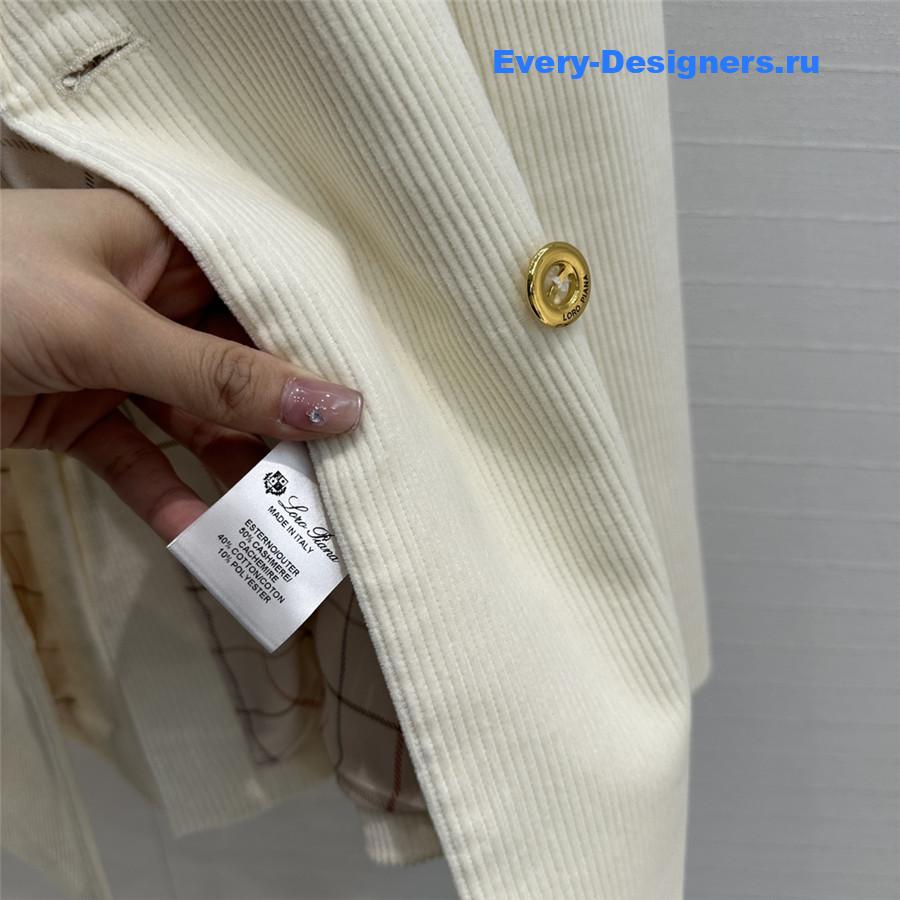 L0r0 P1ana double-breasted blazer