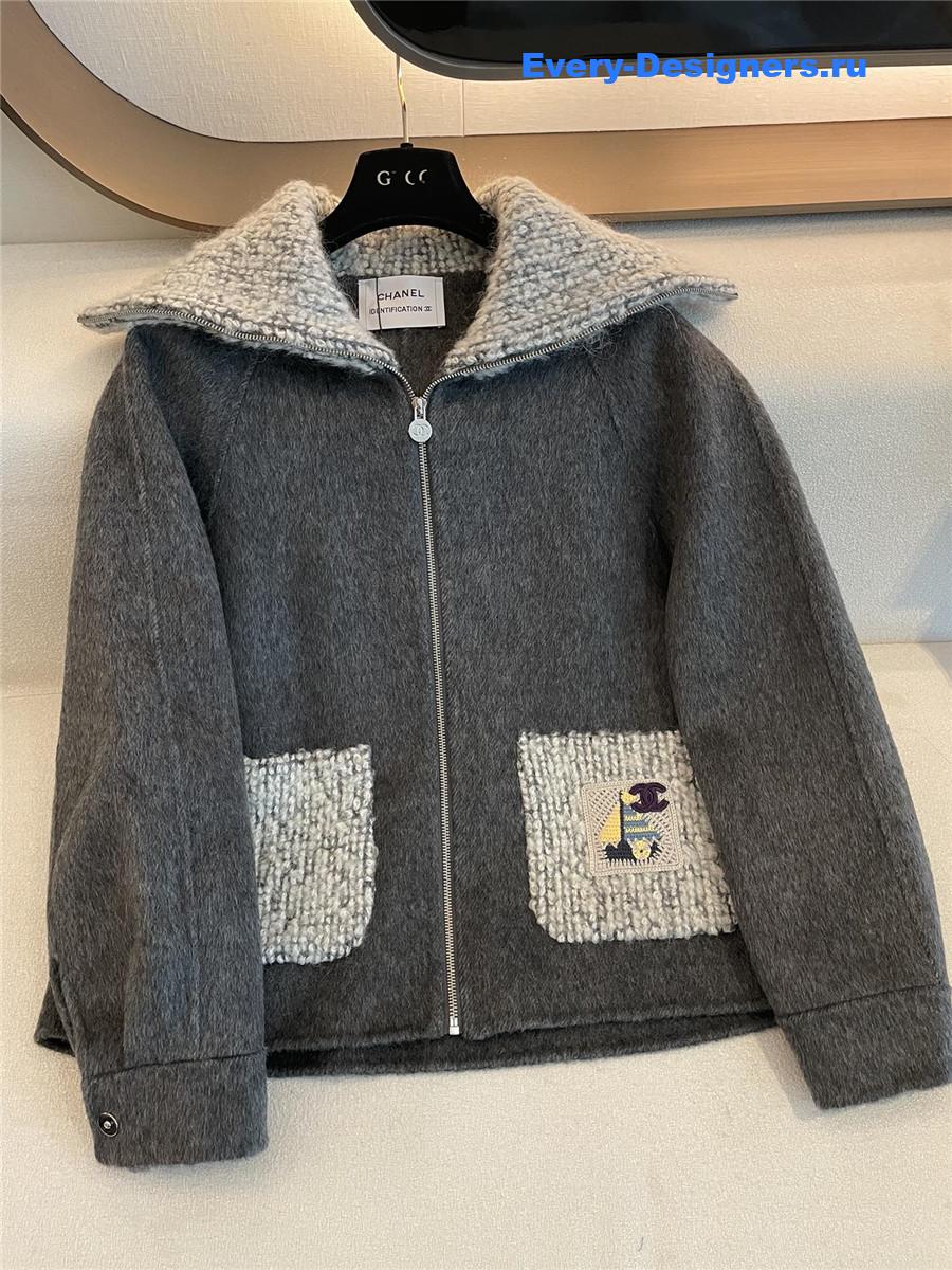 Ch**el knit cardigan jacket