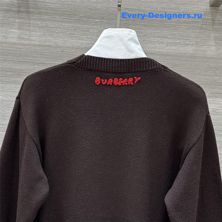 Bv*b*rry b snake wool sweater in peat