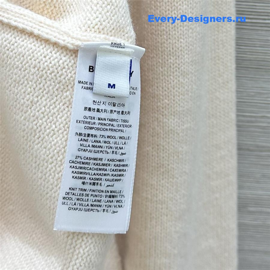 Bv*b*rry b snake wool sweater in natural