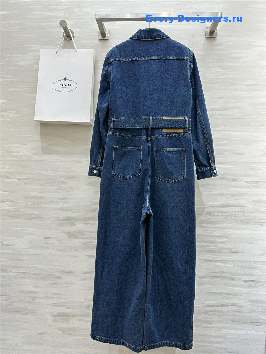 Pra*a workwear denim jumpsuit