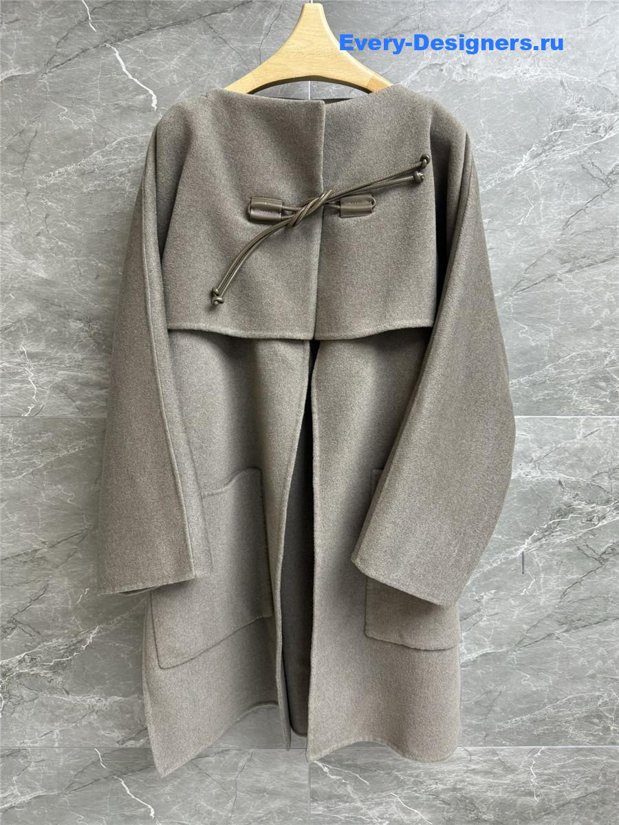 H**me5 fake two-piece cashmere coat