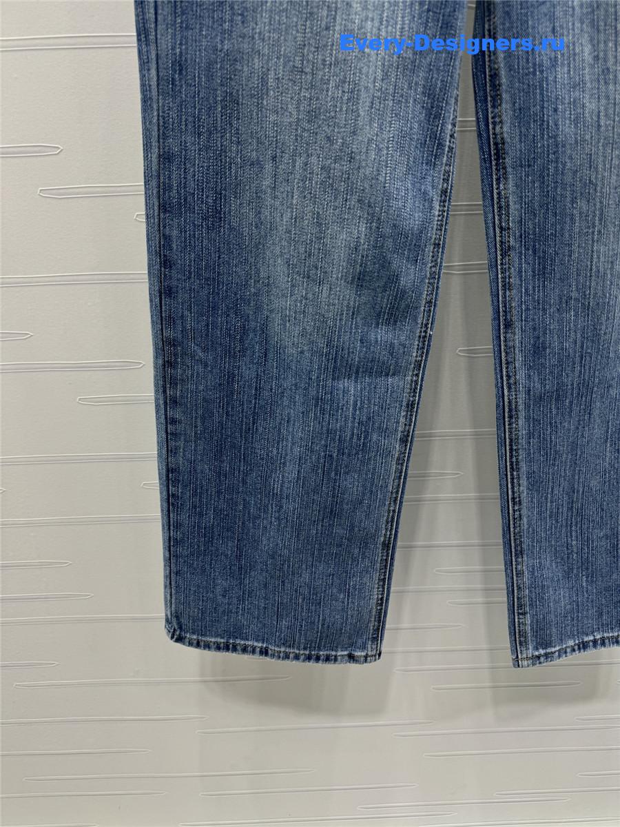 Ba1en*iaga lightning high waist jeans
