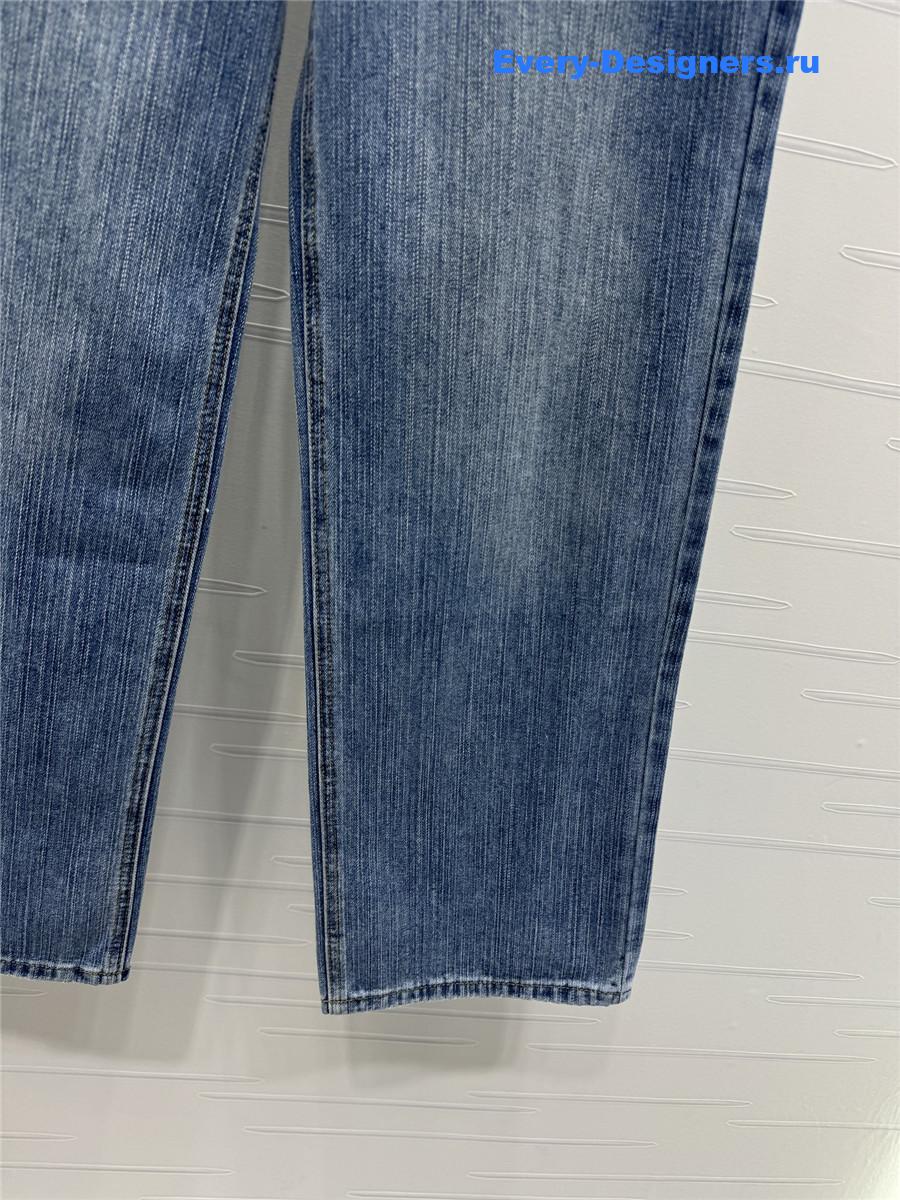 Ba1en*iaga lightning high waist jeans
