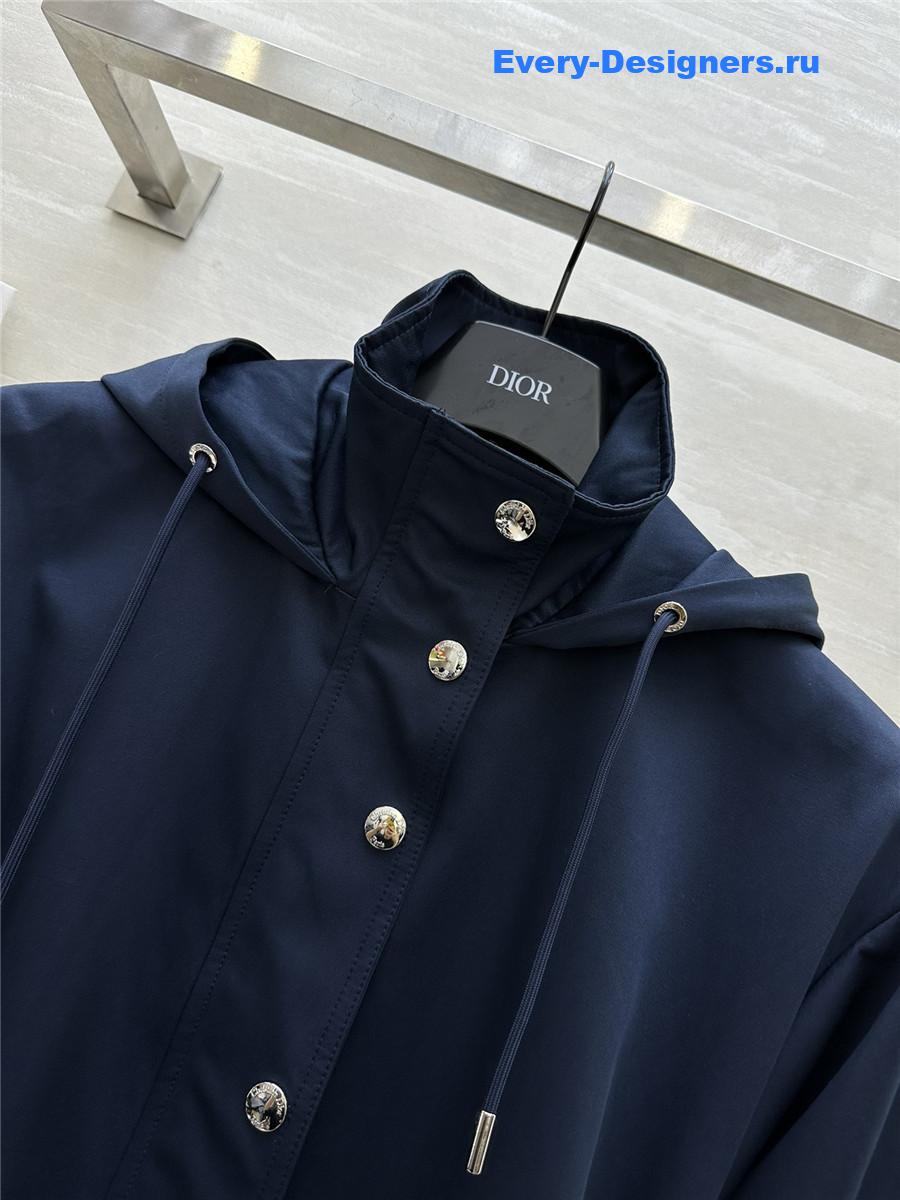 D10r hooded trench coat