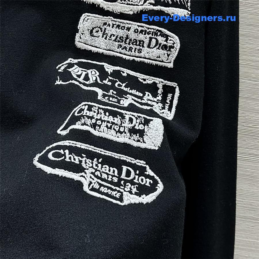 D10r archives labels wool sweater black