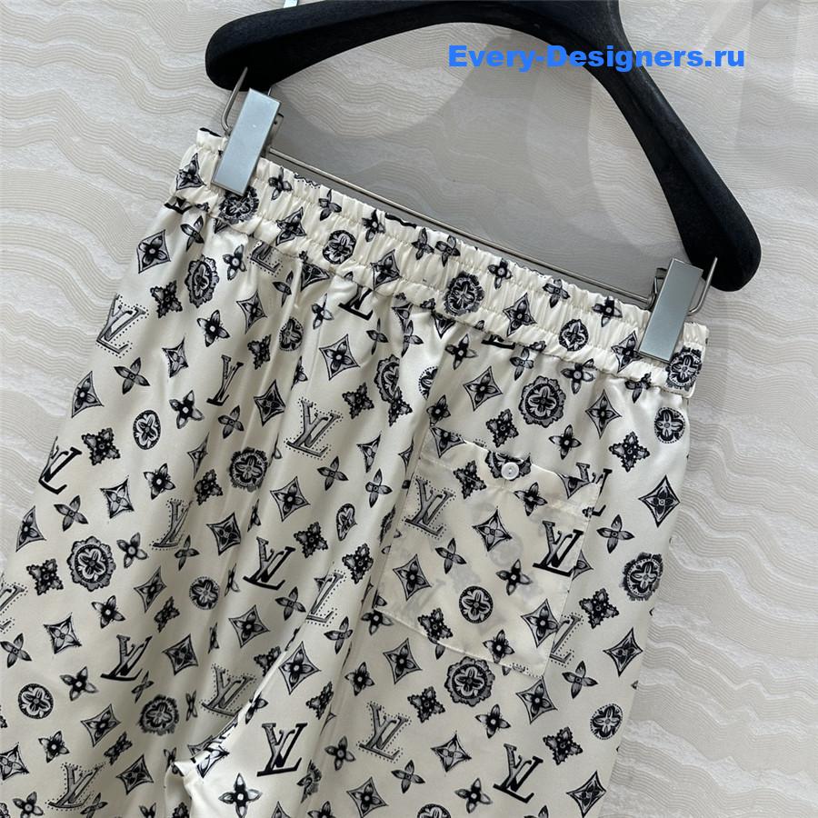 l0vis Vvtt0n lv printed silk pants