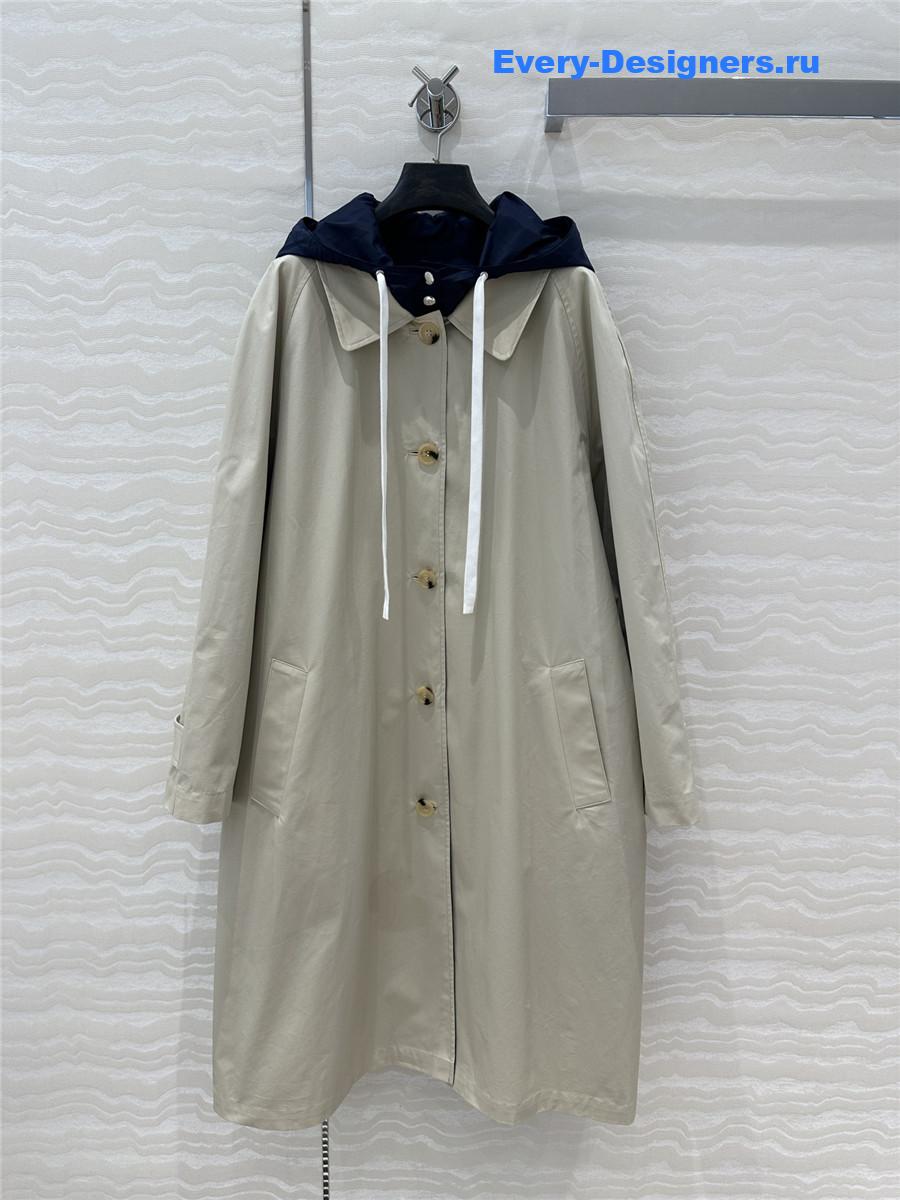 M1um1u jacket long windbreaker