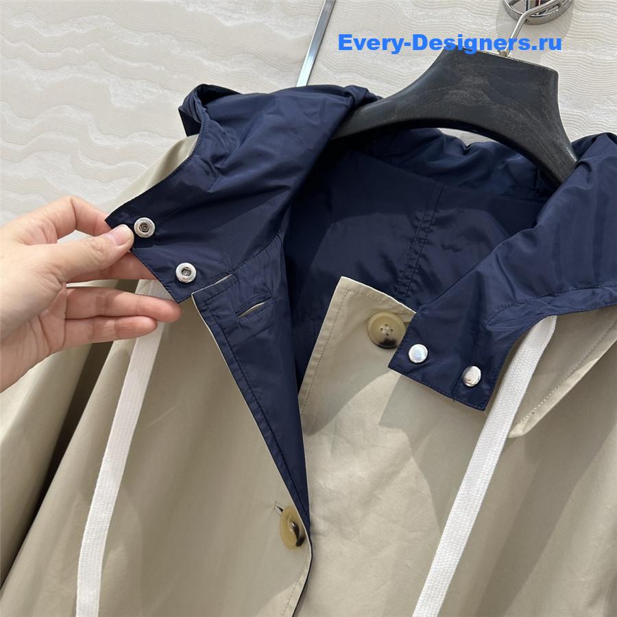 M1um1u jacket long windbreaker