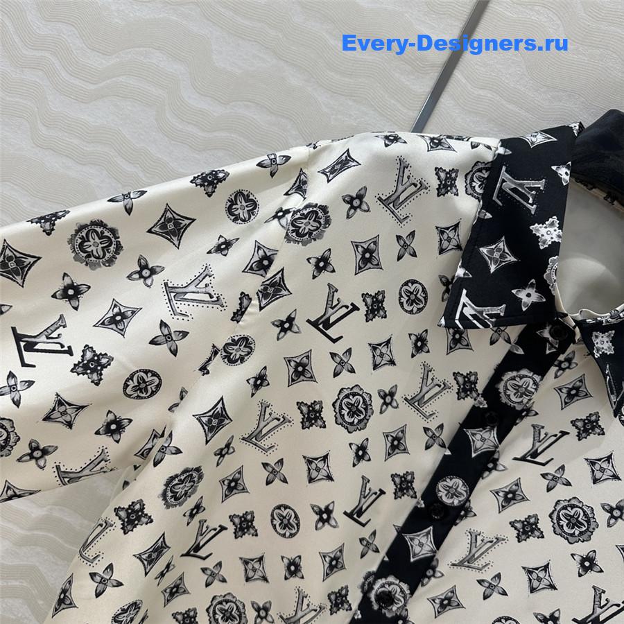 l0vis Vvtt0n lv printed silk shirt