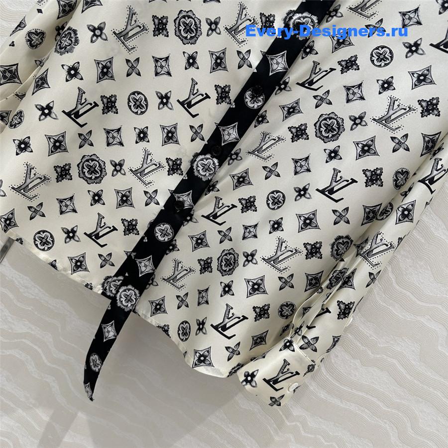 l0vis Vvtt0n lv printed silk shirt