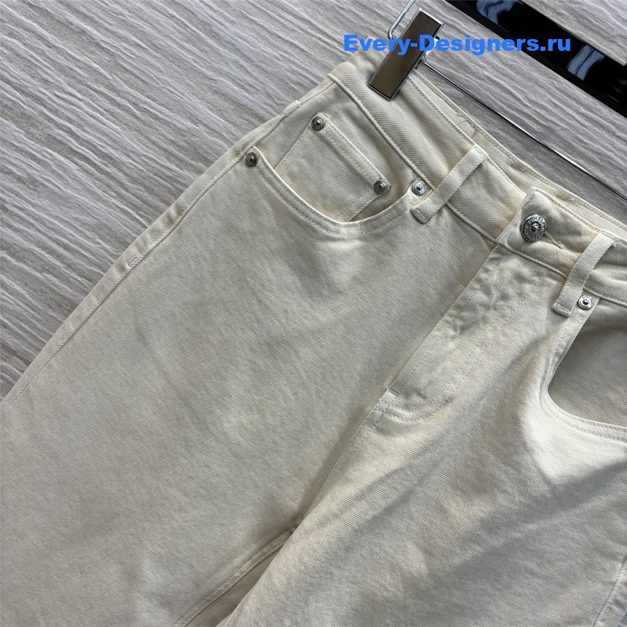 Bv*b*rry check rolled-up jeans
