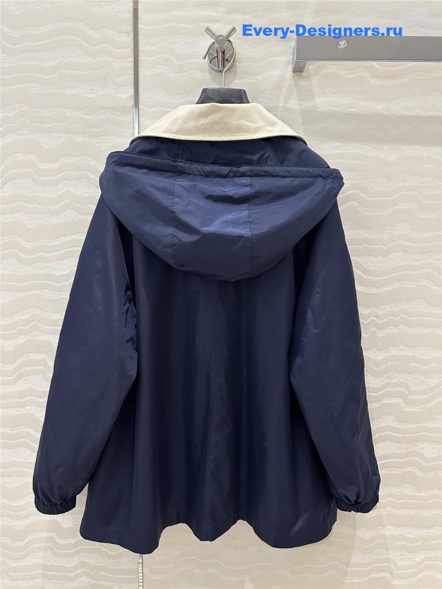 M1um1u jacket short trench coat